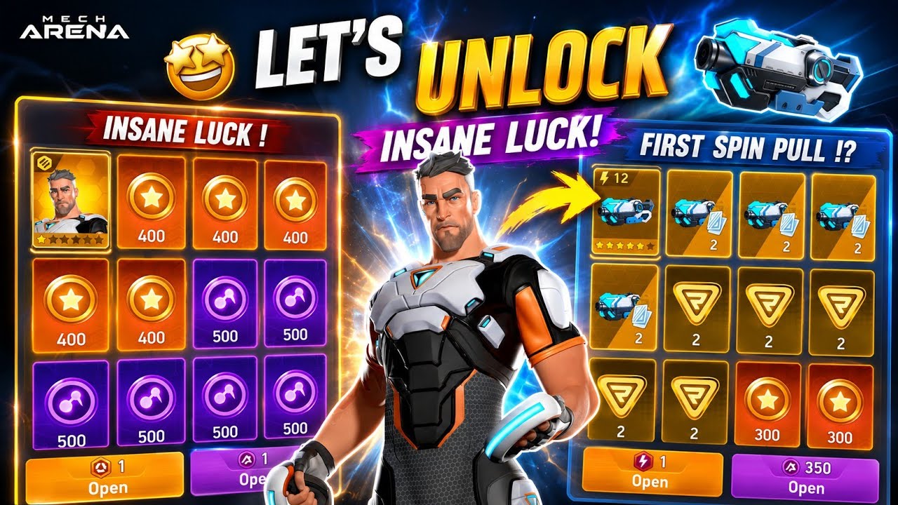 I UNLOCKED Railgun 12 & Major Pilot! 🔥😱 INSANE LUCK! 🍀 | Mech Arena