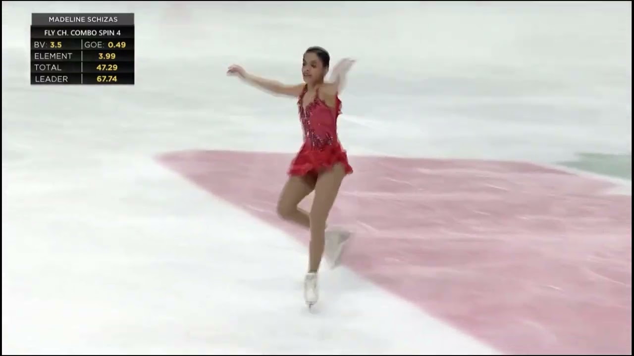 2023 Canadian Tire National Skating Championships. Women FP. Madeline Schizas