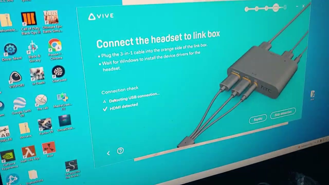 USB cable not working for htc  vive fixed