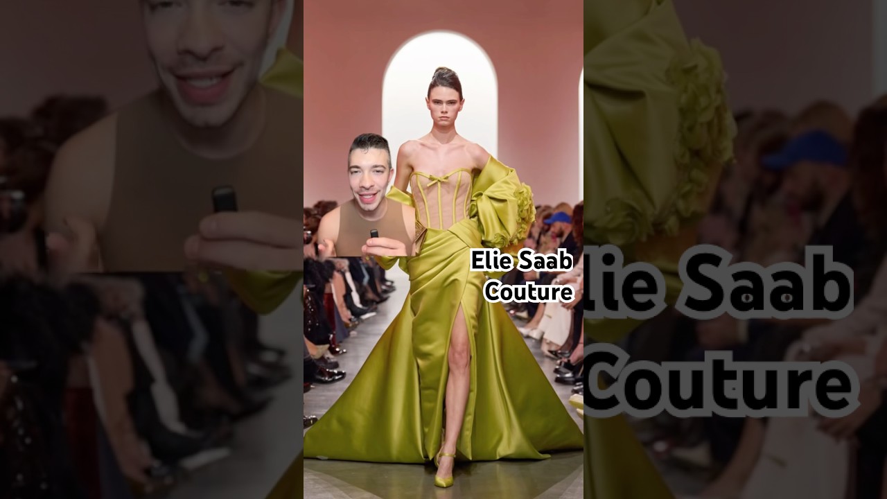 The Garden of Elie Saab Couture 🌸🪻#fashion #review #runway #couture