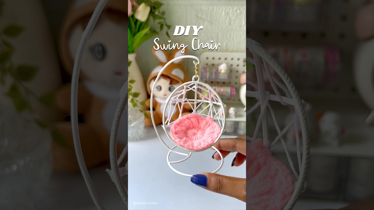 DIY swing chair #shorts #viralshorts #craftideas #diycrafts #handmade #reuse