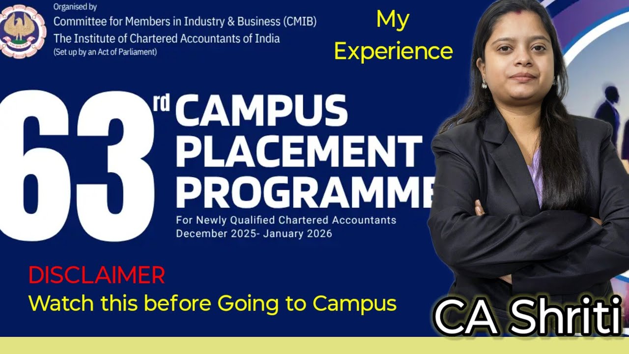 Got Selected in ICAI Campus || Shortlisted by only 2 Companies, Still able to grab Opportunity, How?