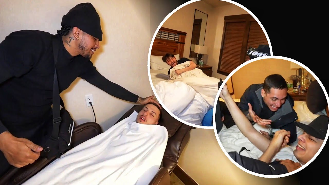 Despertamos a Lonchee y Leandro La sapa | Me da&ntilde;e el hombro, Samulx