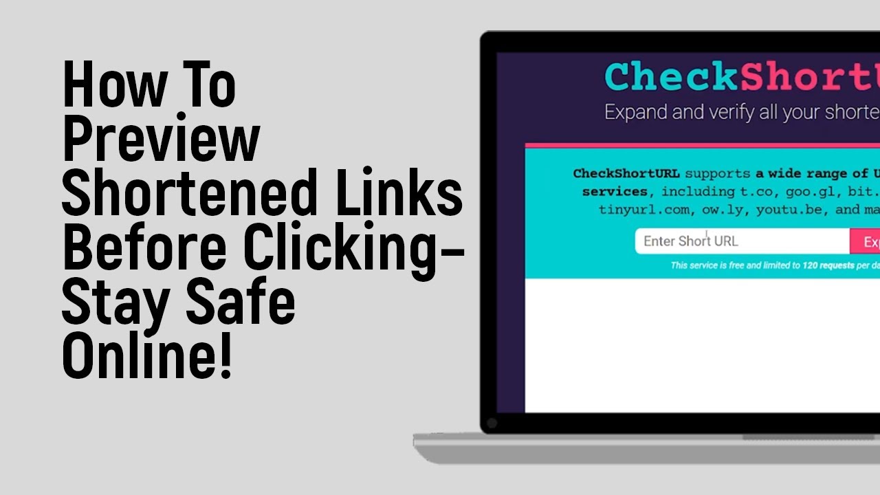 How to Preview Shortened Links Before Clicking &ndash; Stay Safe Online [easy]