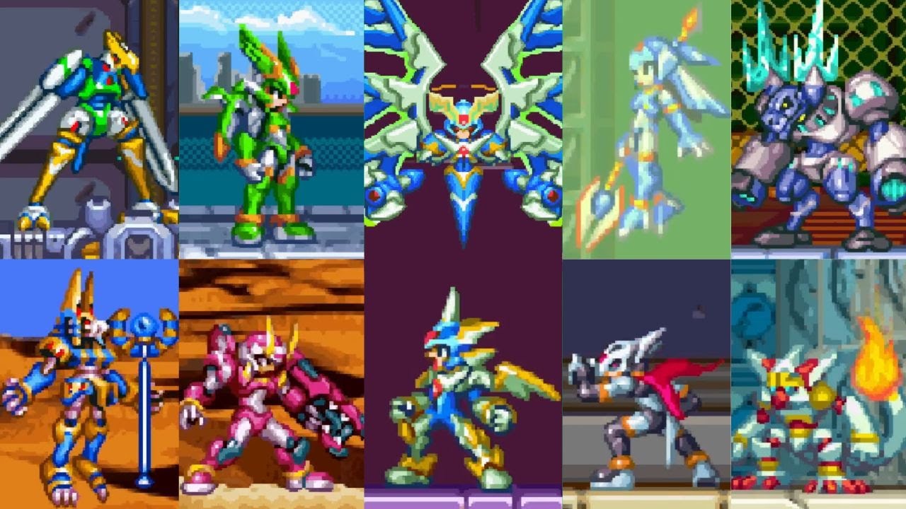 Megaman Zero 1 - ALL BOSSES - CUTSCENES CINEMATICS + ALL ENDINGS ⚔️
