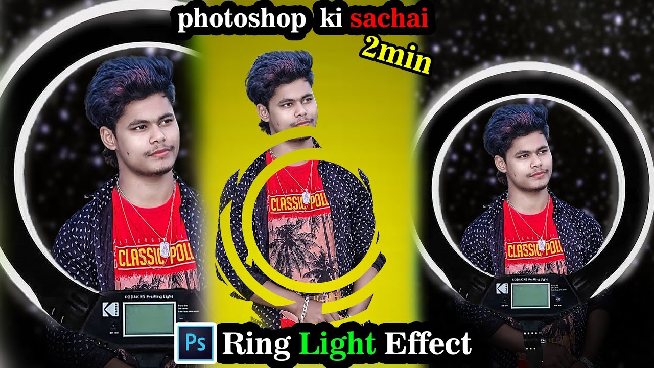 Ring light manipulation photo editing tutorial -editing for tiktok lovers creative manipulation edit