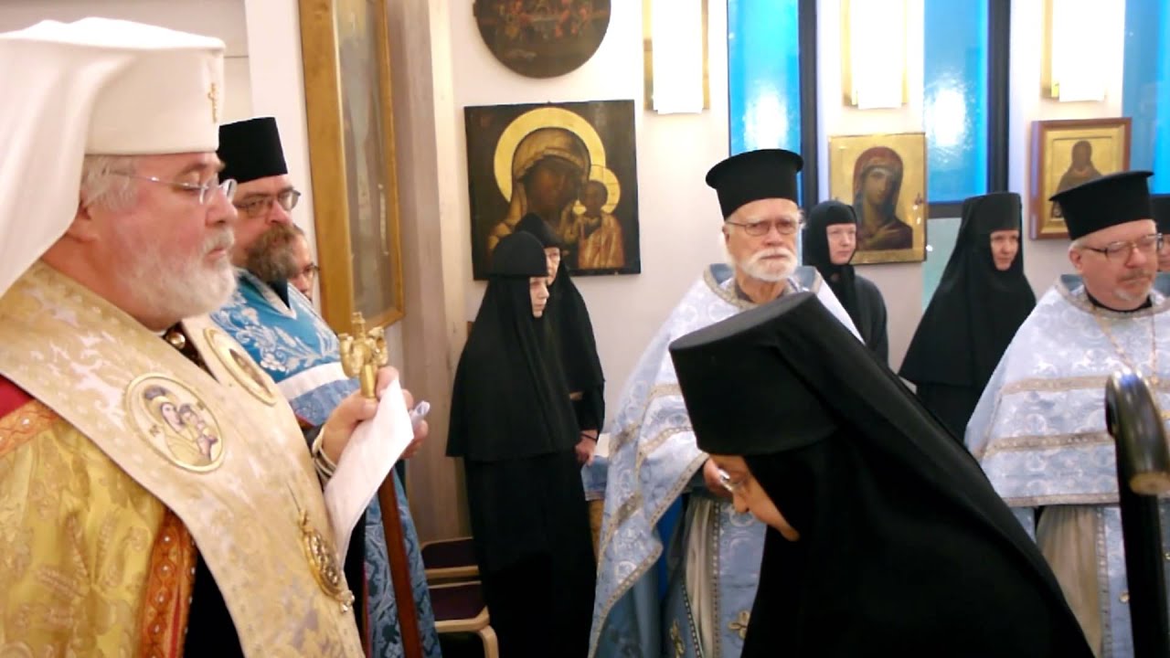 Igumenia Mikaela Lintulan luostarin johtajaksi.(video © Jouko Kärki)