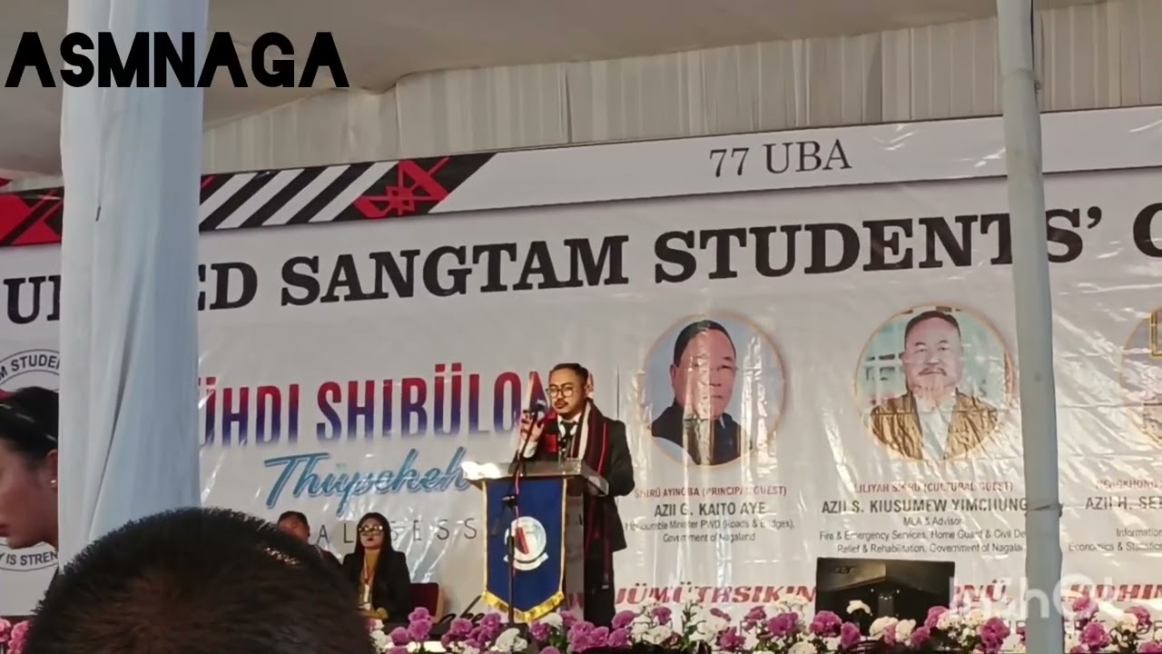 Azii.Adekhing President United Sangtam students conference 