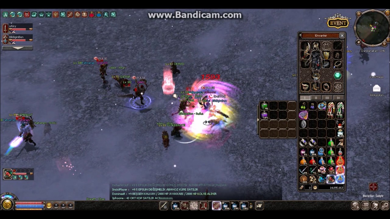 Metin2 Dandanakan xAiry VS PULSE :)