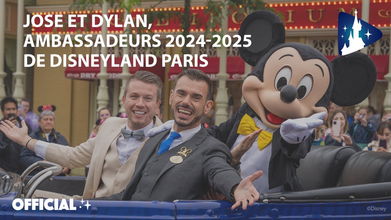Jose et Dylan, Ambassadeurs 2024-2025 de Disneyland Paris !