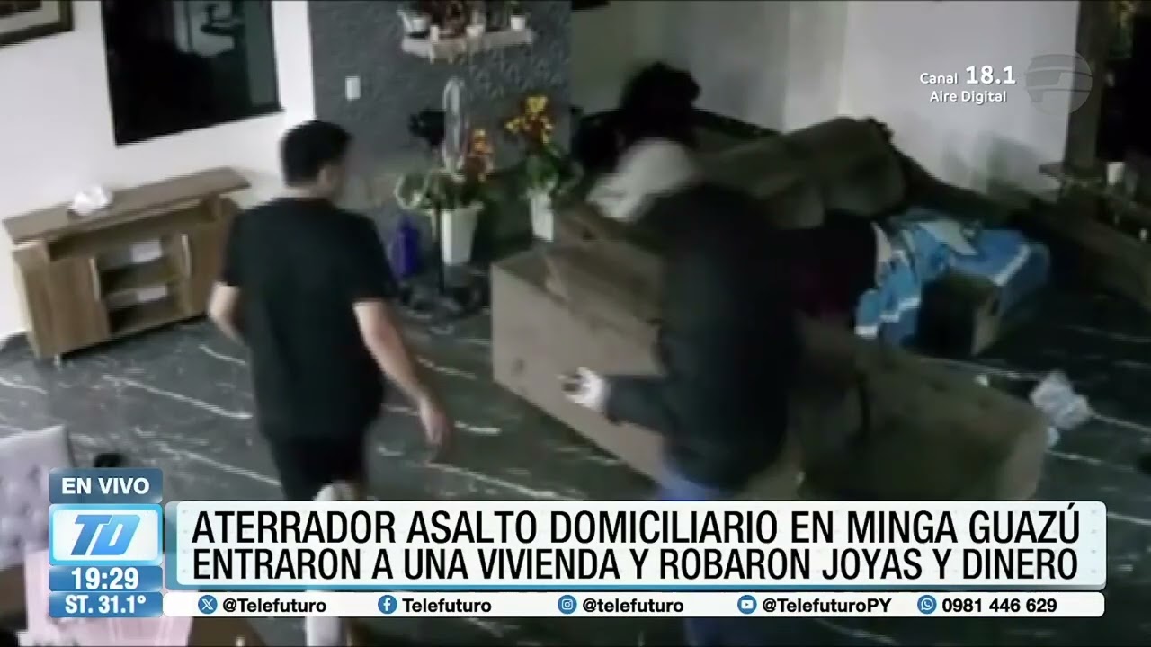 Aterrador asalto domiciliario en Minga Guazú