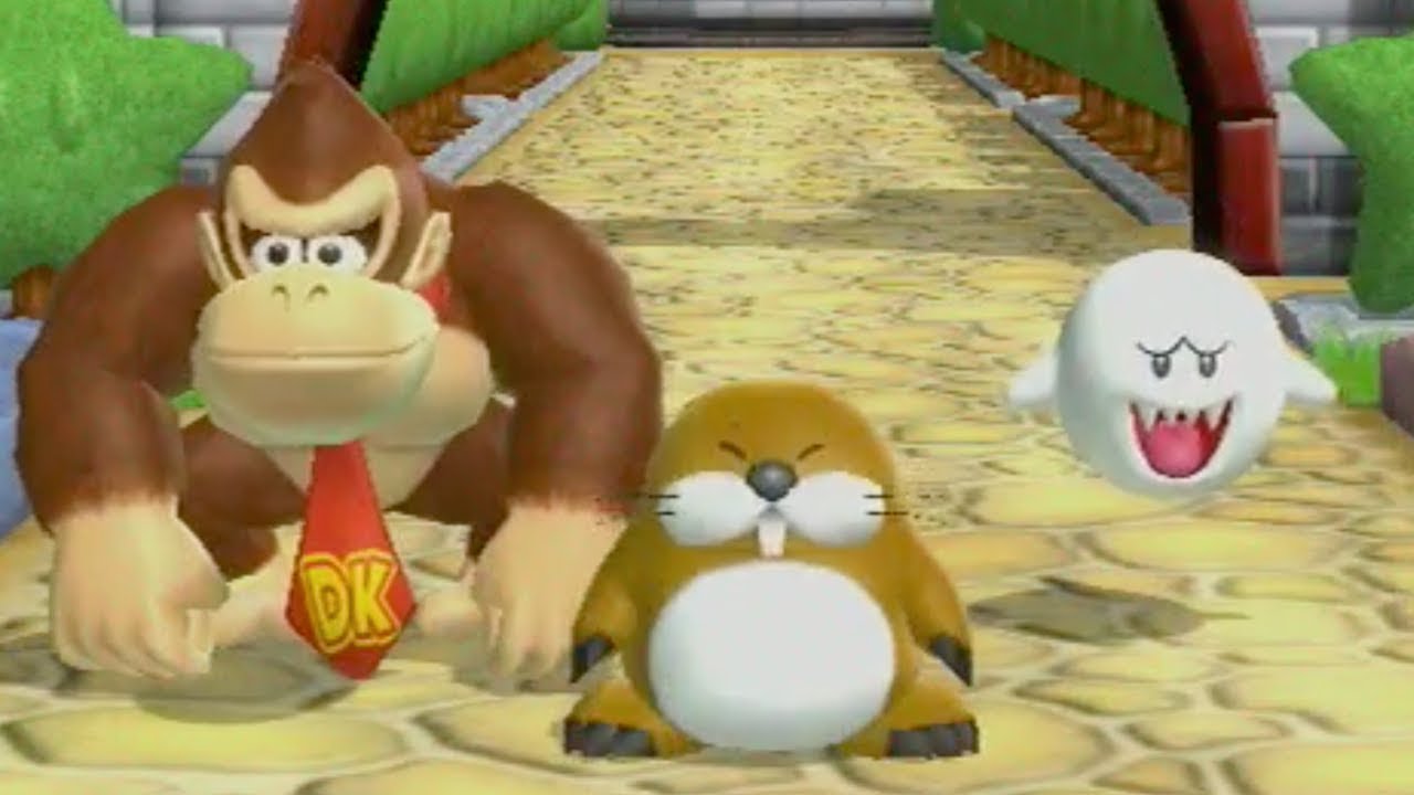 Mario Party 9 Garden Battle - Donkey Kong vs King Boo (Master Cpu)