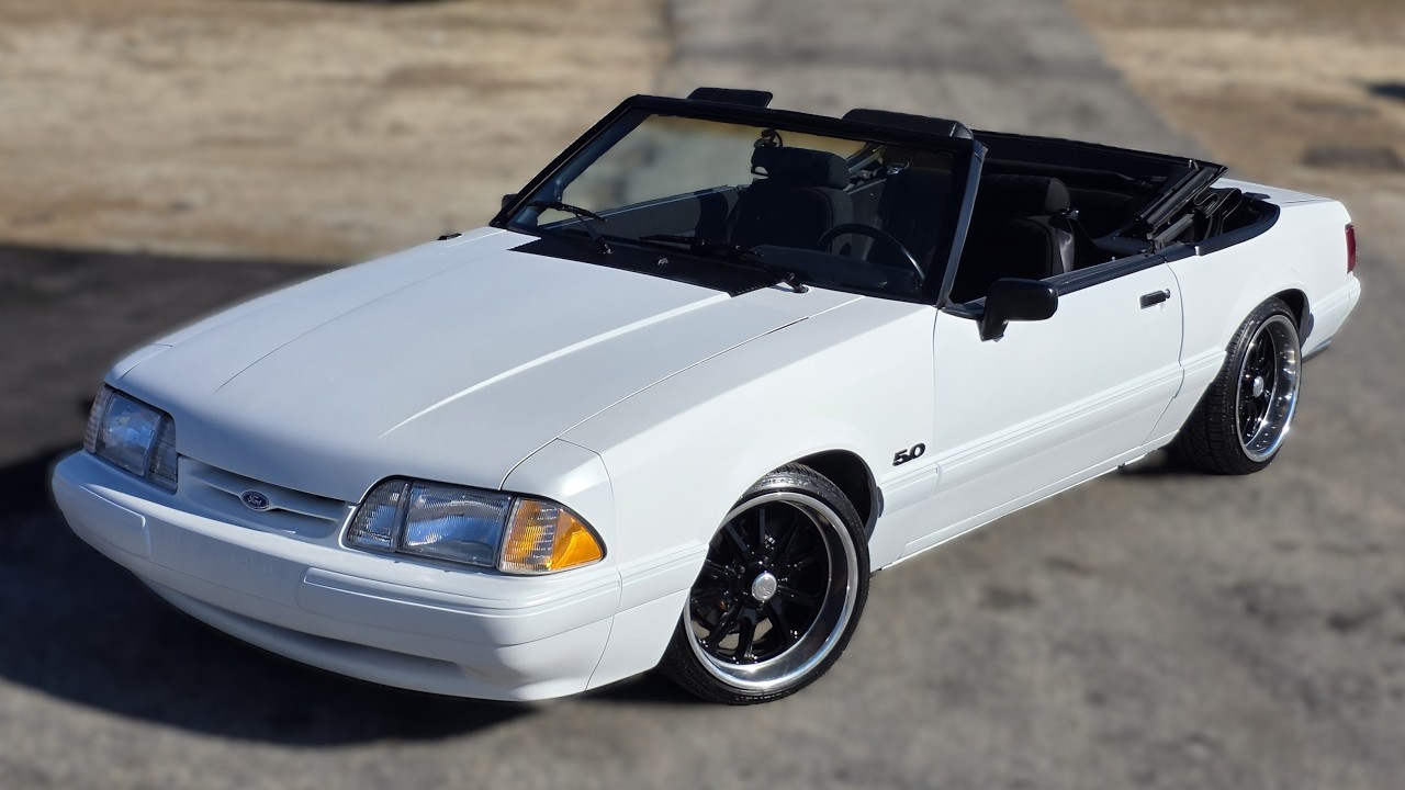 I drove this 5.0L 1990 Ford Mustang LX Convertible at I-95 Muscle