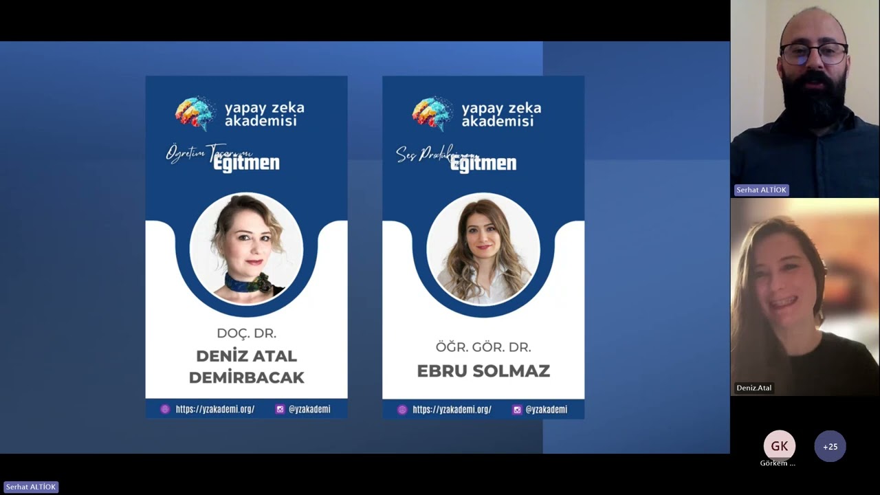 Açılış Toplantısı | Yapay Zeka Araçları ile Eğitsel Video Geliştirme Atölyesi