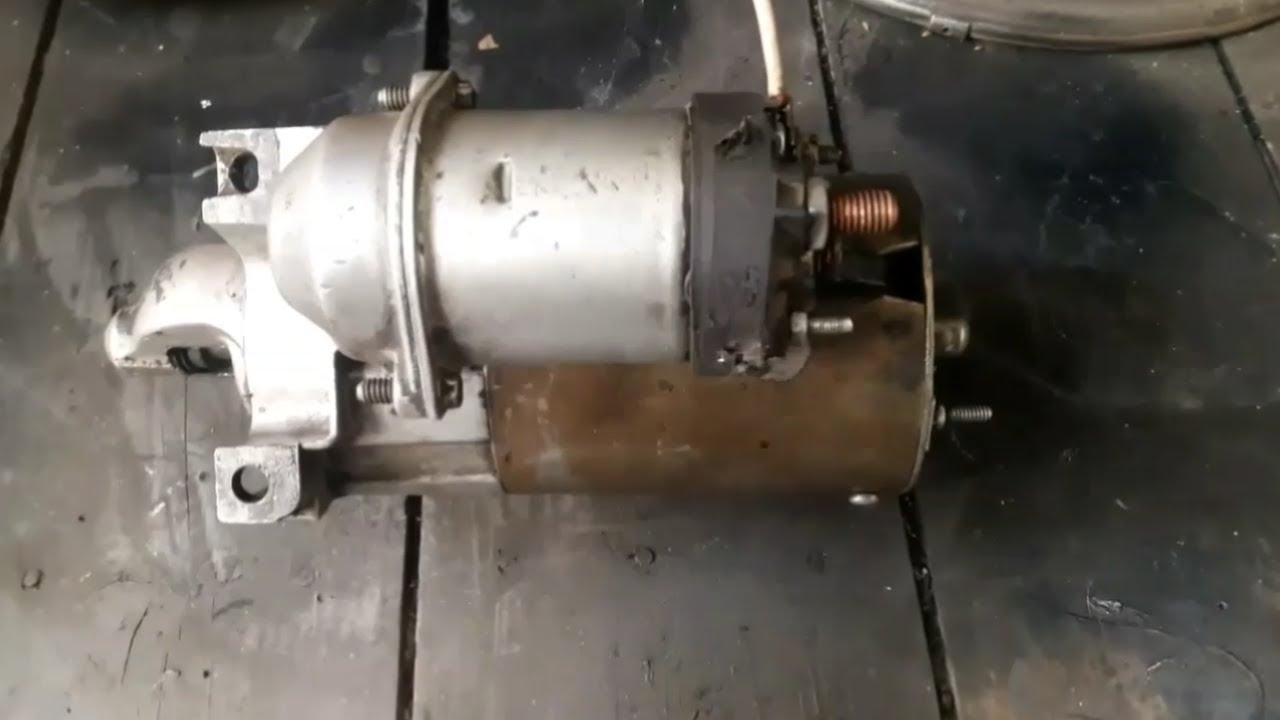 Como reparar marcha Falla motor de arranque como cambiar el bendix