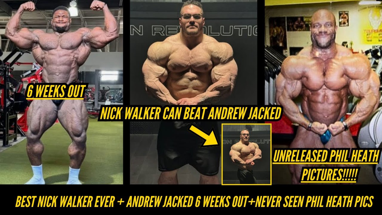 Nick Walker VS Andrew Jacked Arnold + Phil Heath UNRELEASED prep pics!!