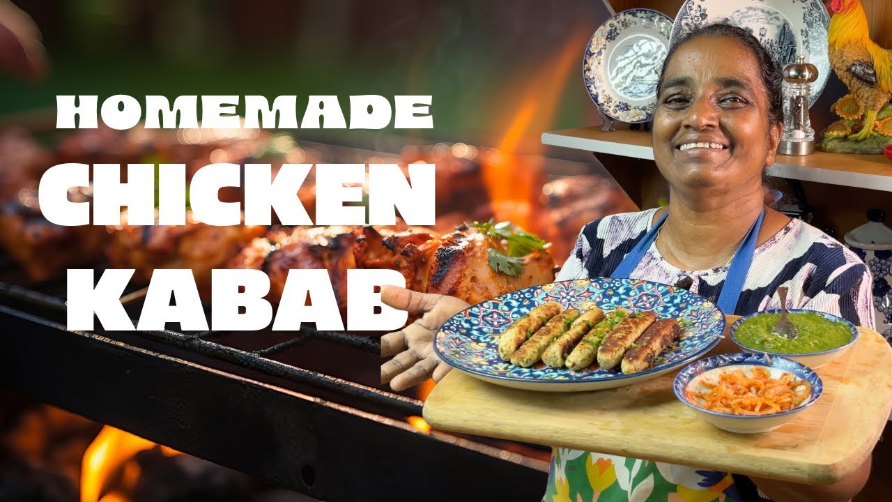Goan mother makes the best Chicken Seekh Kabab | Chicken Kabab recipe 🍗 | Maria cooks Goa 