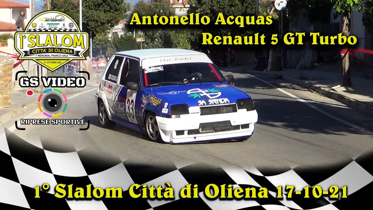 1° Slalom Città di Oliena - 1° Memorial Franco Sale | Antonello Acquas | Renault 5 GT Turbo