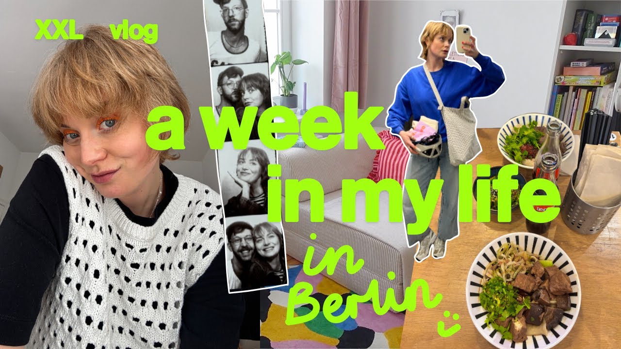 produktive tage in berlin 💚 shooting organisieren, neues möbelstück, hautpflege & 9–5 life ☀️