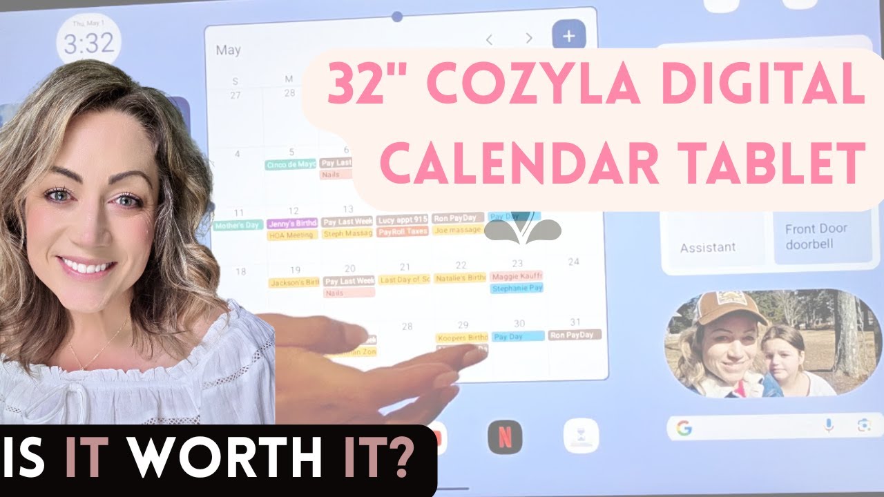 Why Every Busy Mom Needs This Calendar! Meet the Cozyla Digital Calendar!