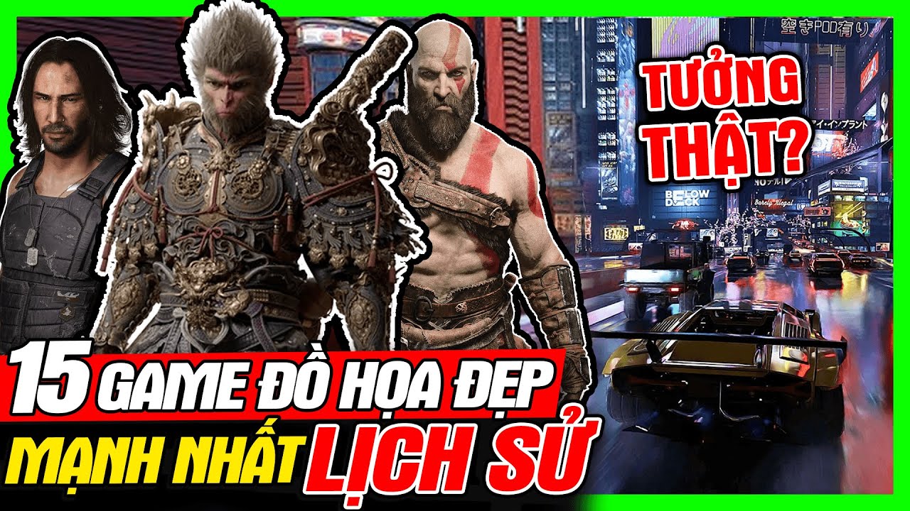 15 Game Mạnh Nhất Lịch Sử - Đồ Họa Siêu Đẹp Như Thật | Top Game Hay | meGAME