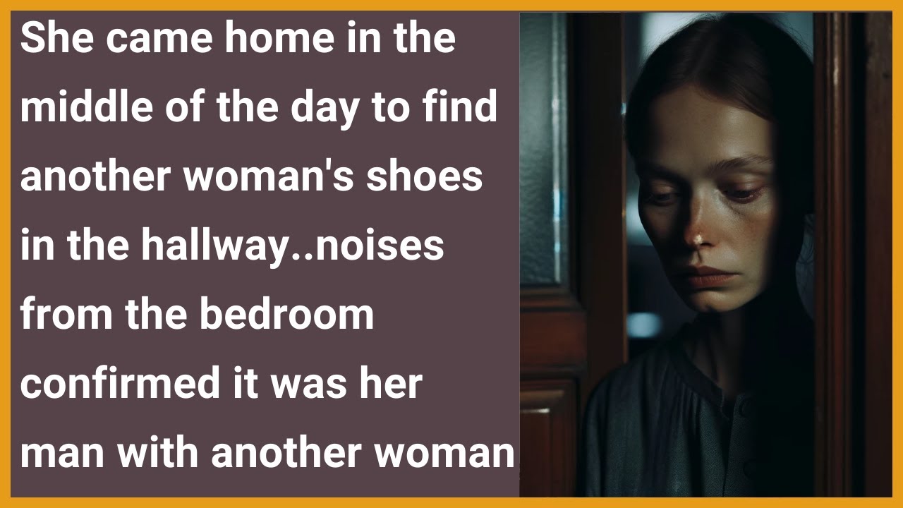 A woman came home only to see her man having fun with another woman..she left, but it wasn't the end