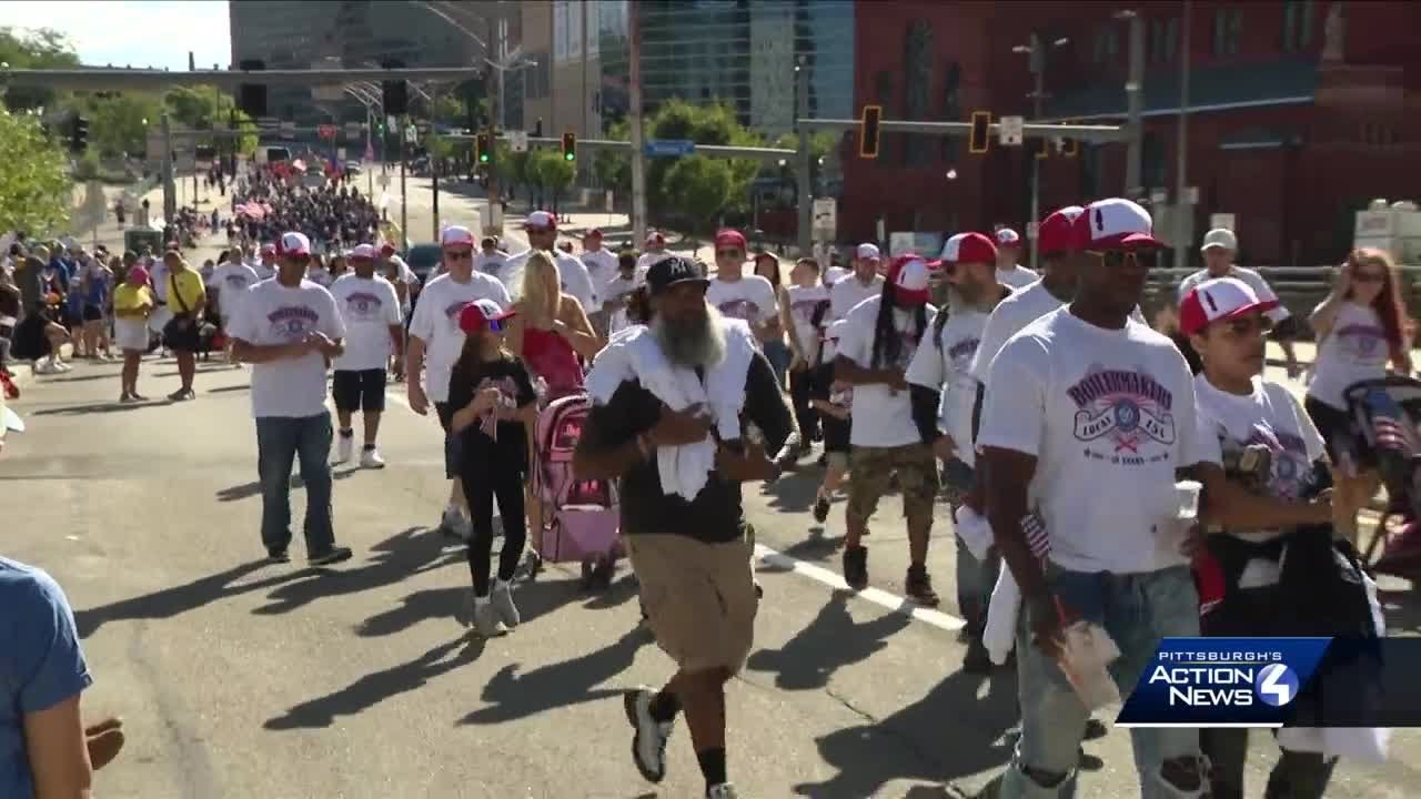 Thousands show up for Labor Day parade in Pittsburgh