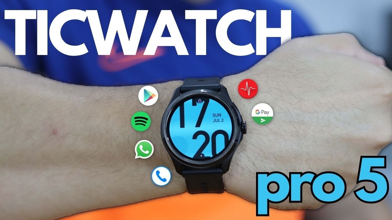 TICWATCH PRO 5 É O MELHOR E MAIS POTENTE SMARTWATCH JÁ FEITO, E COM SNAPDRAGON W5+ GEN1.