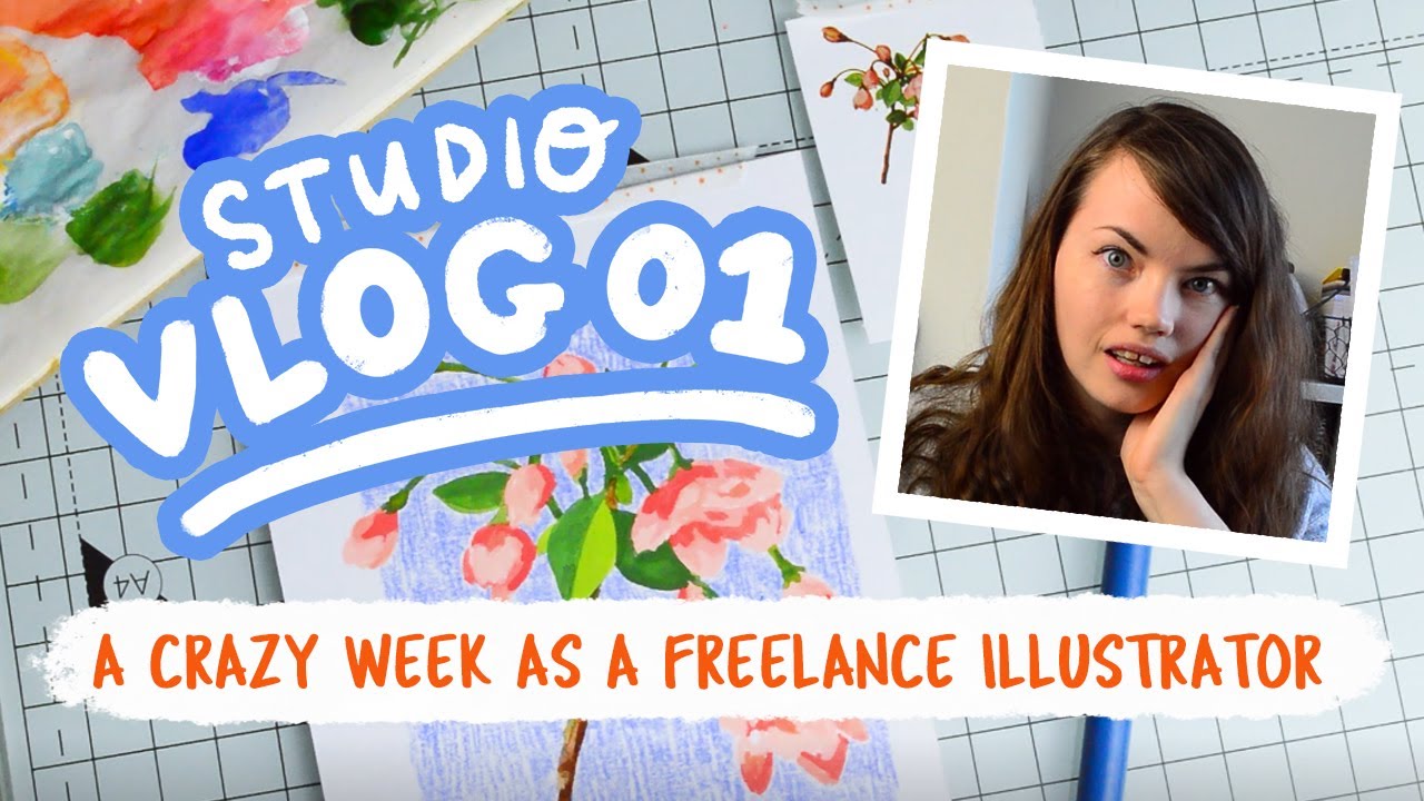 Studio Vlog 01 | I went viral?! | Packing orders for my Etsy shop | UK Illustrator Katie Moody