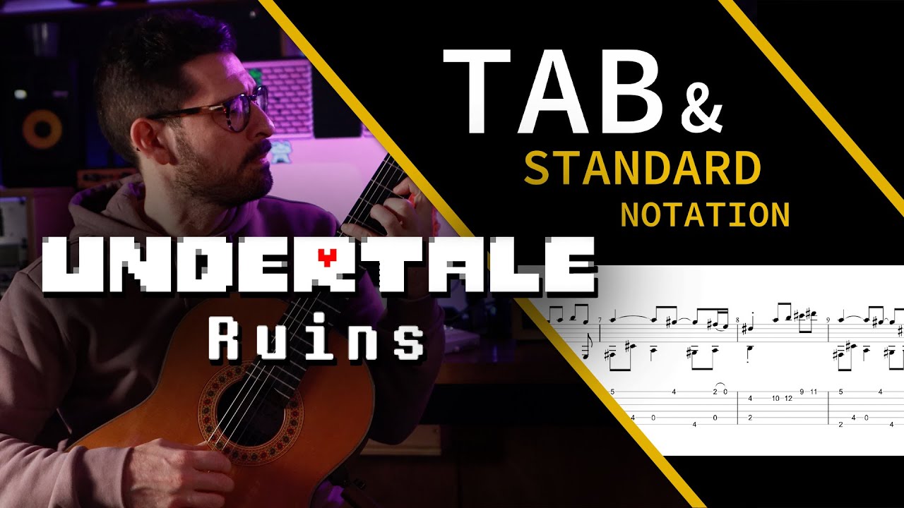 Ruins (from Undertale) Guitar TAB and Standard Notation | TVonGuitar