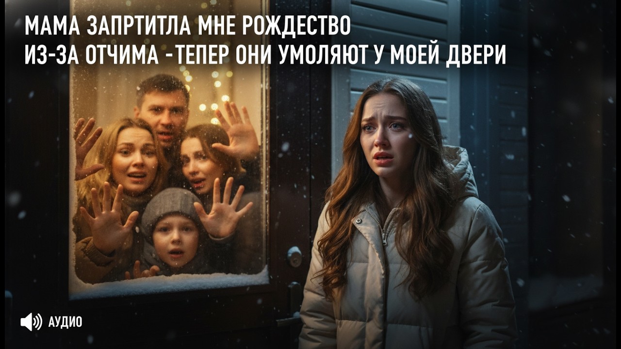 МАМА ЗАПРЕТИЛА МНЕ РОЖДЕСТВО ИЗ-ЗА ОТЧИМА – ТЕПЕРЬ ОНИ СТОЯТ НА КОЛЕНЯХ У МОЕЙ ДВЕРИ