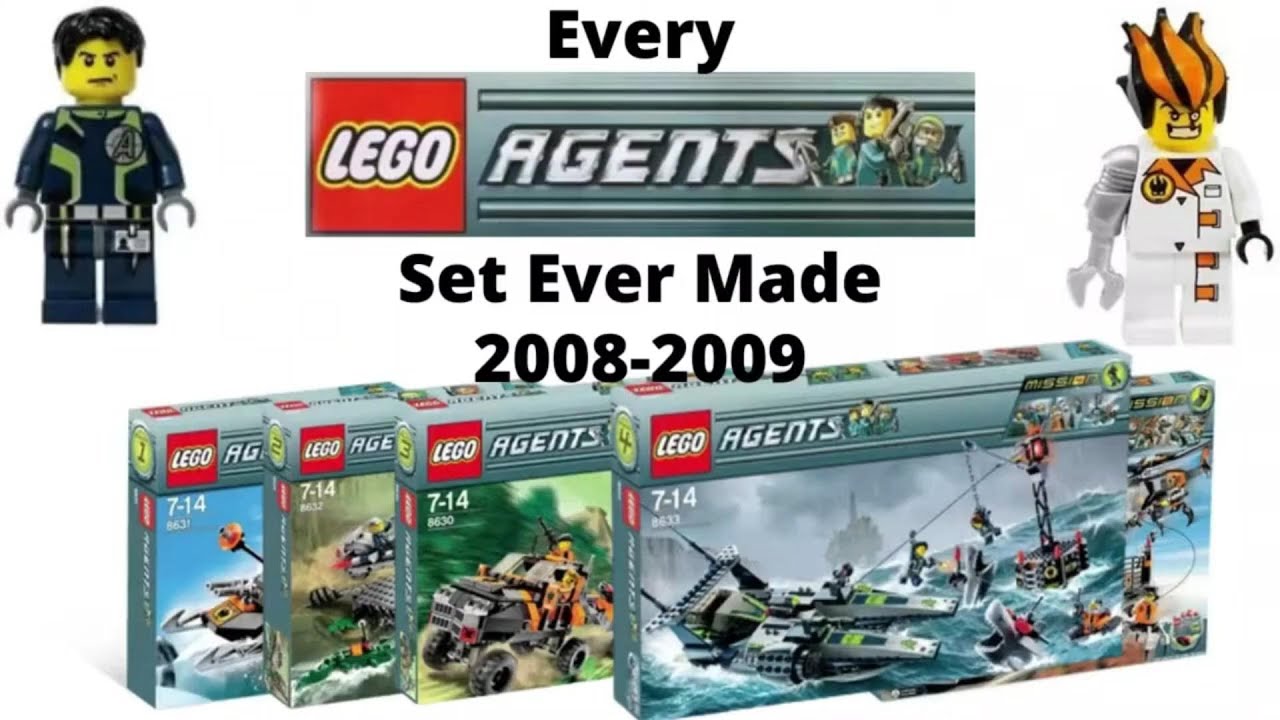 (OLD) Every LEGO Agents Set Ever Made (2008 - 2009)