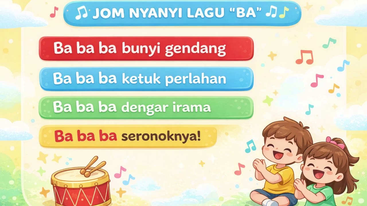 VIDEO LAGU SUKU KATA BA