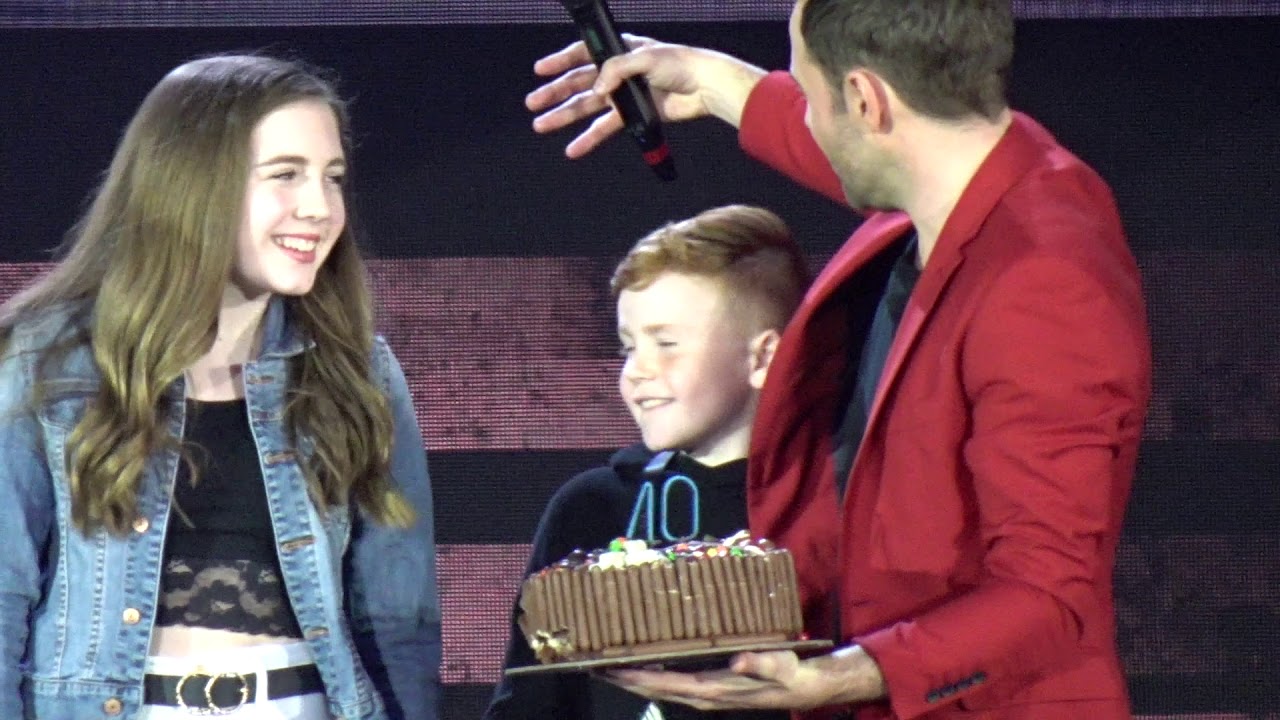 Happy 40th Birthday Shane Filan & Westlife Kids 5.7.2019 The Twenty Tour Croke Park, Dublin
