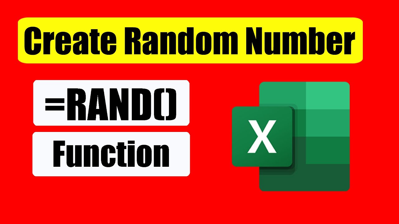 How To Use Rand Function In Excel