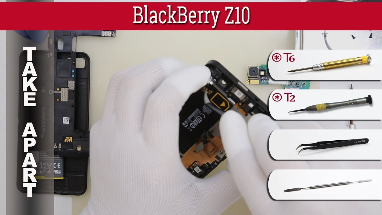 Как разобрать 📱 BlackBerry Z10 Разборка и ремонт