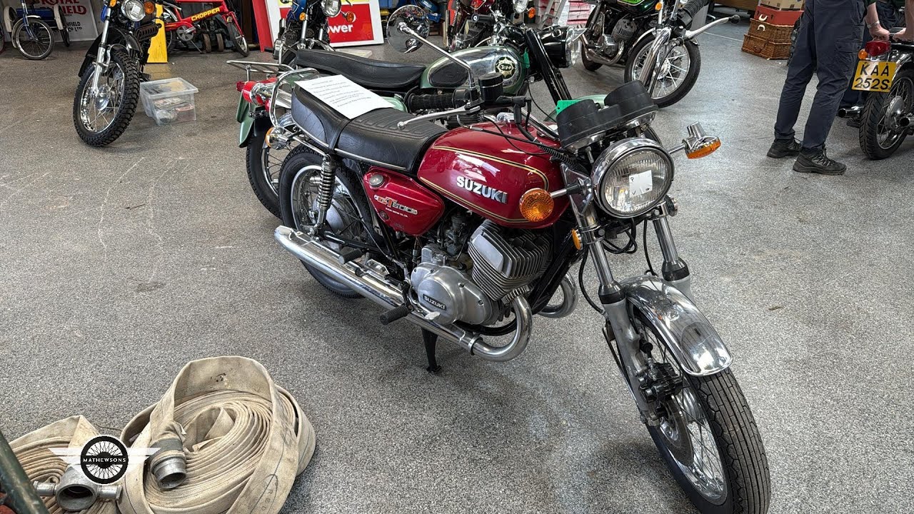 1975 SUZUKI GT500 | MATHEWSONS CLASSIC CARS | AUCTION: 3, 4 & 5 SEPTEMBER 2025