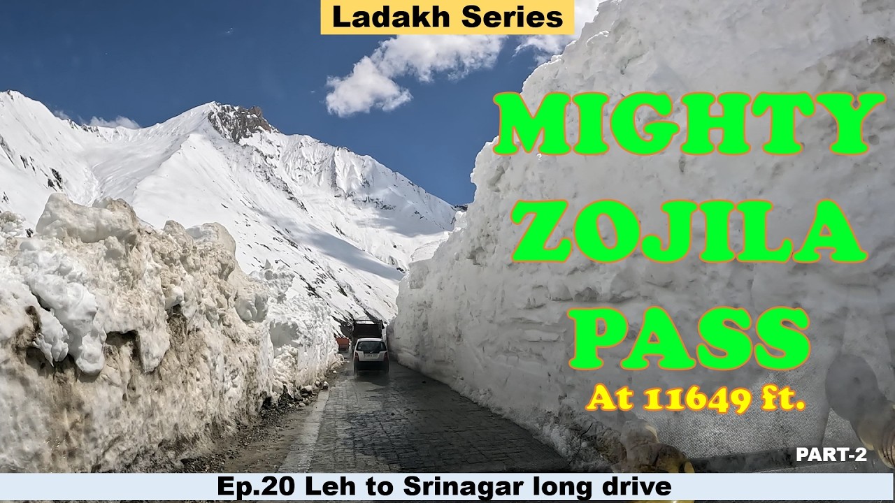 Leh to Srinagar | Mighty Zojila Pass | Leh Ladakh road trip by car #zojila #travel #nature #ladakh