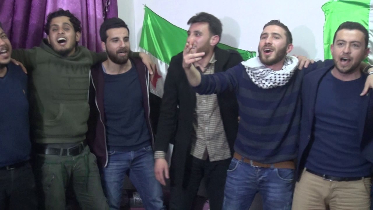 جنة جنة _ مع الناشطين في السهرة الثورية المسائية لأحياء الذكرى السادسة للثورة السورية