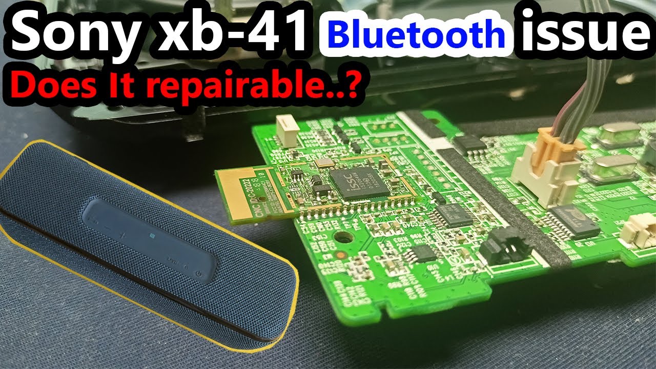 How to fix sony srs xb-41 bluetooth issue | how to open sony srs xb-41 bluetooth speaker