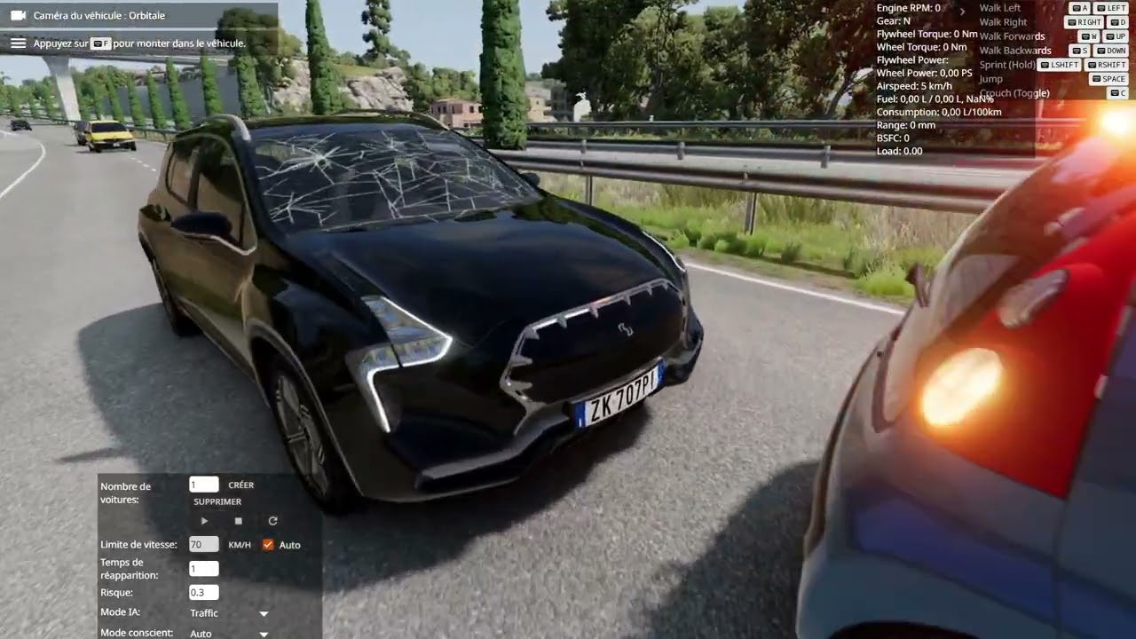 Peugeot 107/ Citroen c1 with Traffic BeamNG Drive