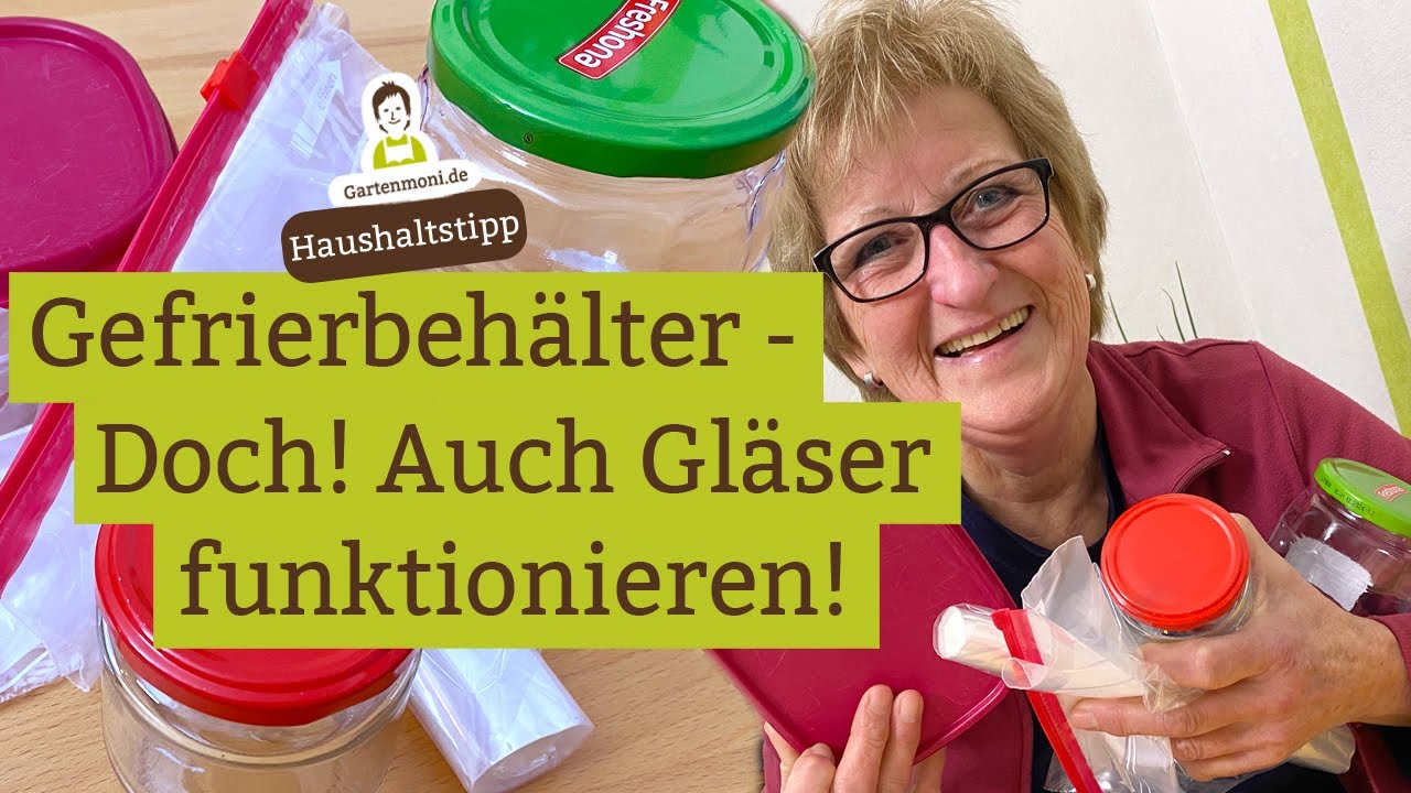 Richtig gemacht, platzt auch Glas nicht! Welche Behälter zum einfrieren verwenden?