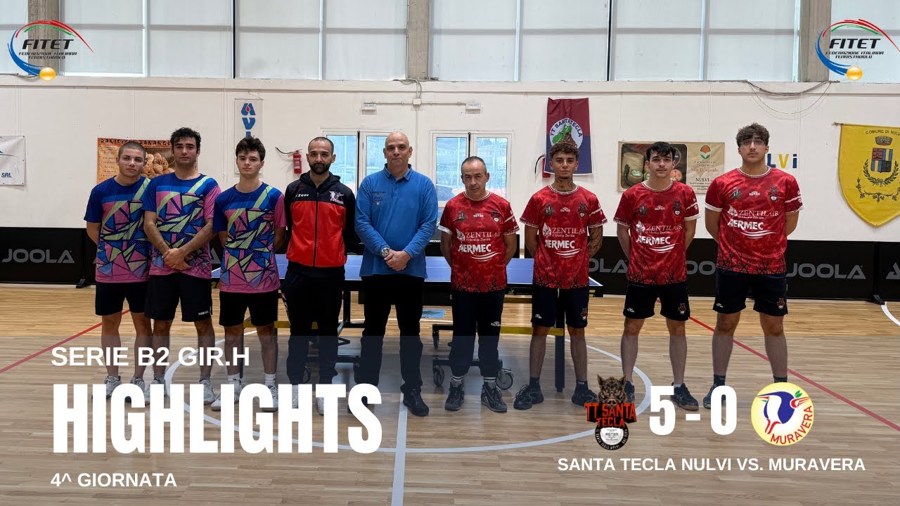 Serie B2 Gir H: Santa Tecla Nulvi vs. Muravera TT 5-0