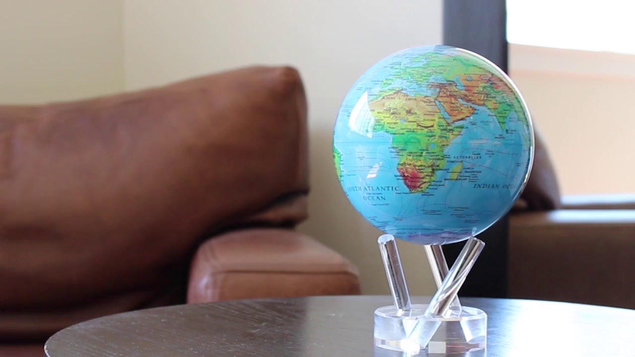 MOVA Relief Map Blue Globe