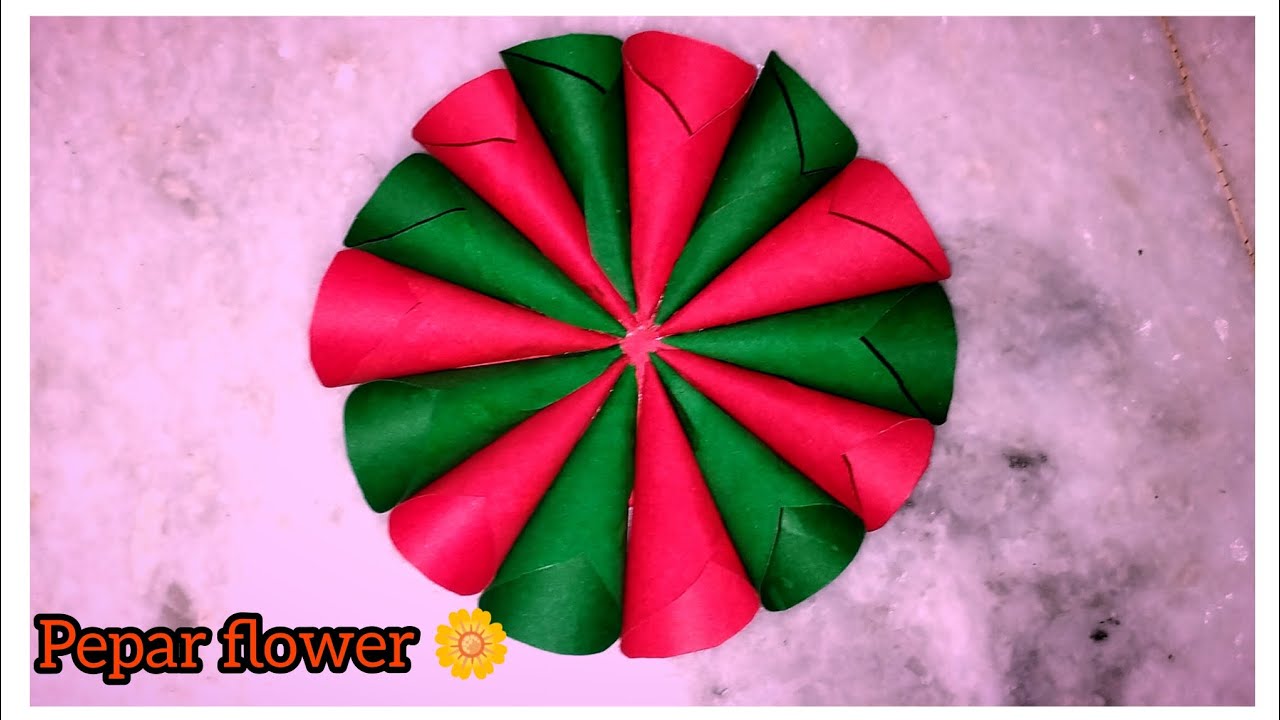 Pepar Flower Woll Decoratin#Pepar Flower#howtomakewoolenflower