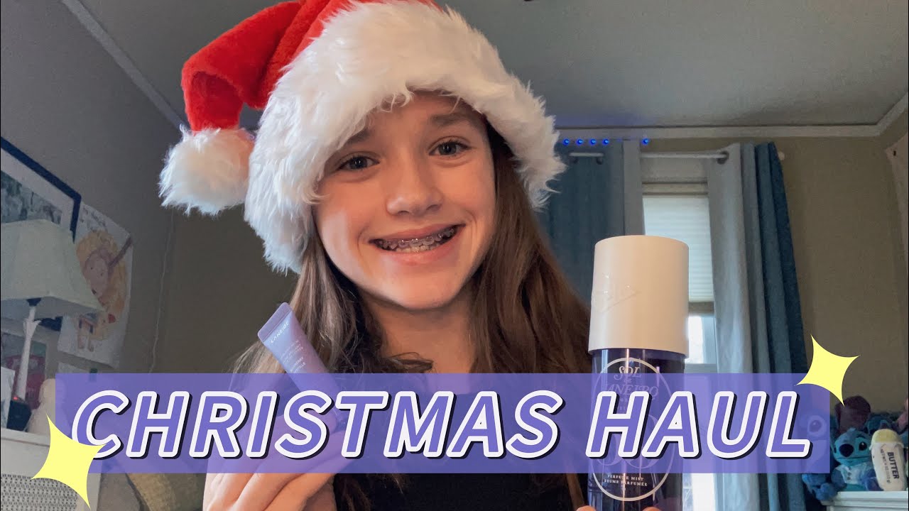 CHRISTMAS HAUL!!! ✨✨ merry christmas if you celebrate!!!!