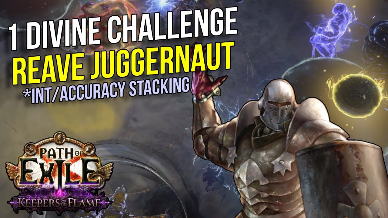 Lightning FAST! T17/Uber Elder! Reave Juggernaut (Accuracy Stack) - 1 Divine Challenge | PoE 3.27