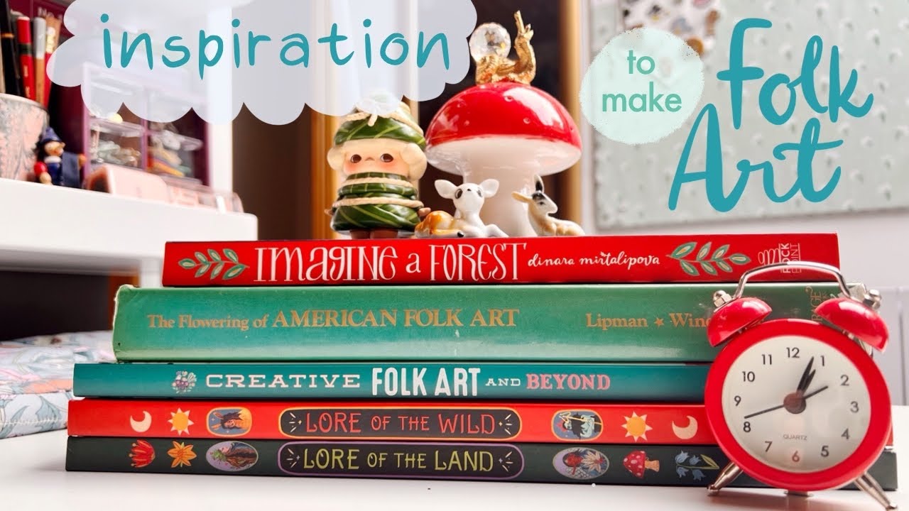 5 Books to Start Painting Folk Art