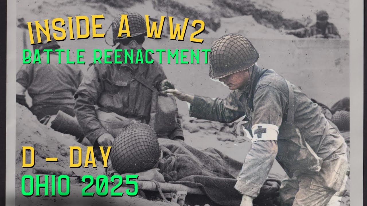 POV: Inside a WW2 Battle Reenactment | Medic
