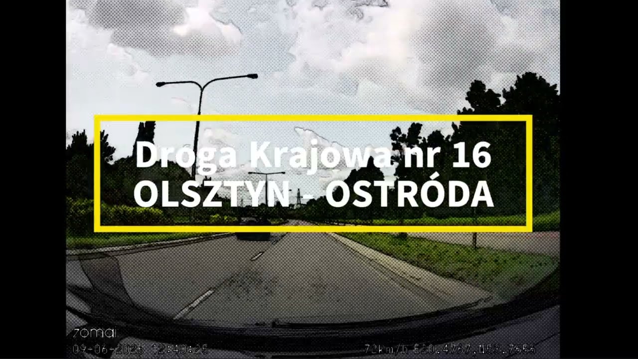🛣️🚘Droga krajowa 16 - Olsztyn - Ostróda🚘🛣️